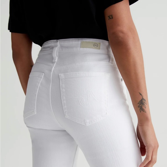 NWT AG white Mari high rise jeans size 24 - Picture 2 of 10